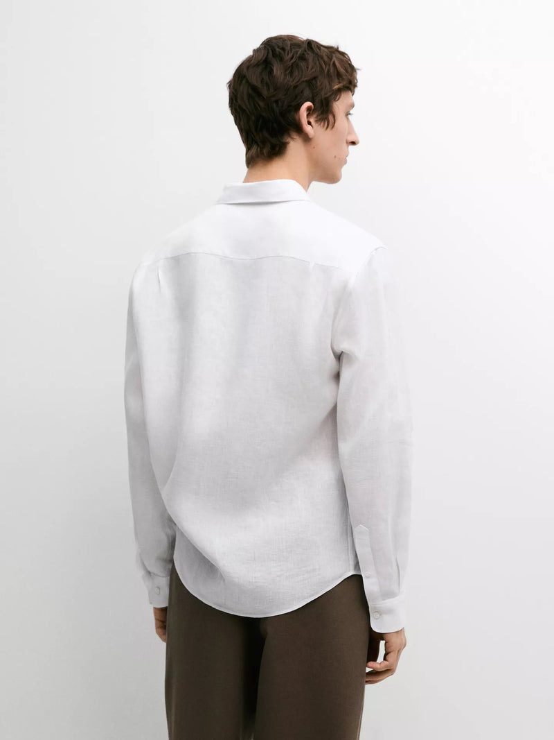 White Linen Shirt